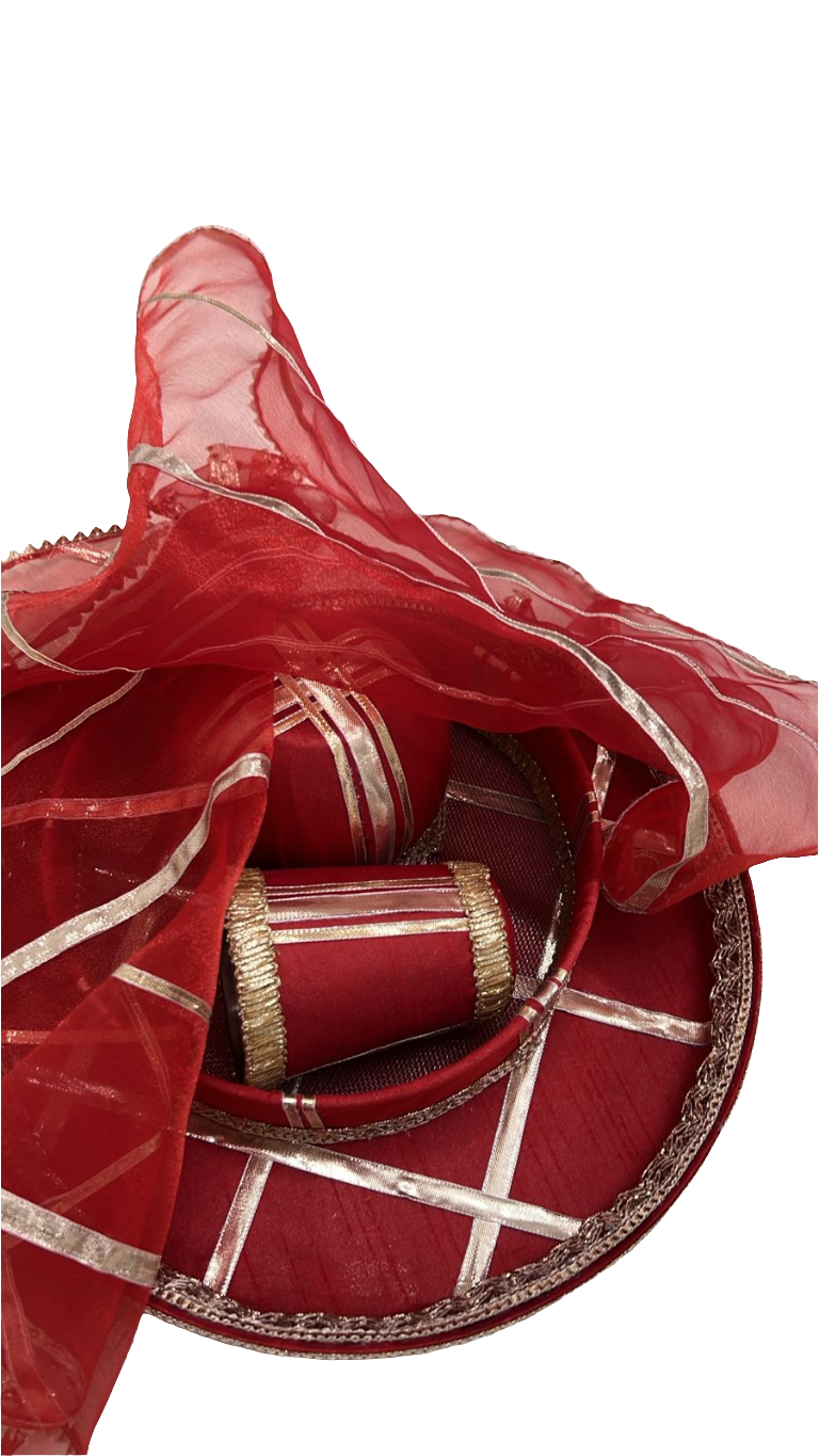 Karwa Chauth Thali Set With Cover
