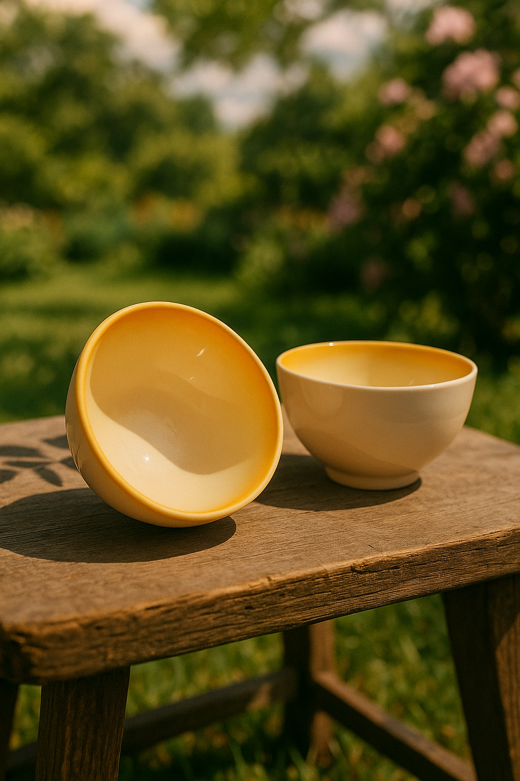 Sunrise Glow Ceramic Bowl