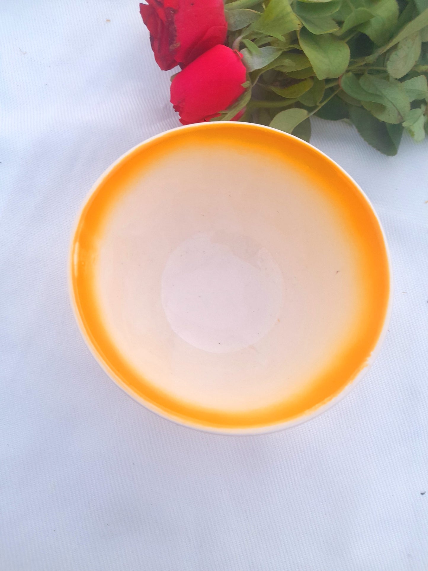 Sunrise Glow Ceramic Bowl