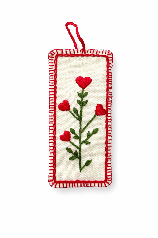 Book mark embroidered