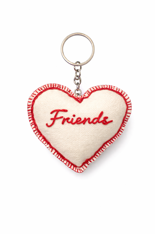 Friends Heart Keychain gift