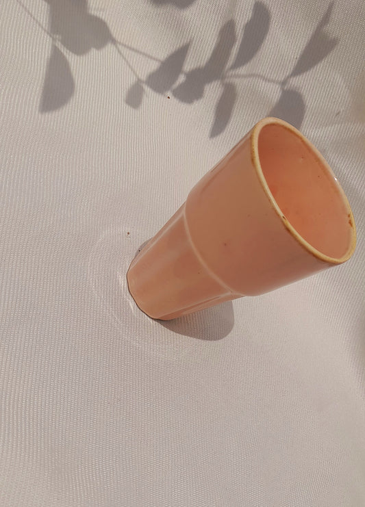 Terracotta Peach Ceramin Tumbler.2