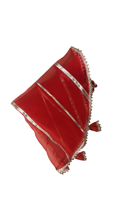 Taal Cover – Tissue Fabric with Gota Lace