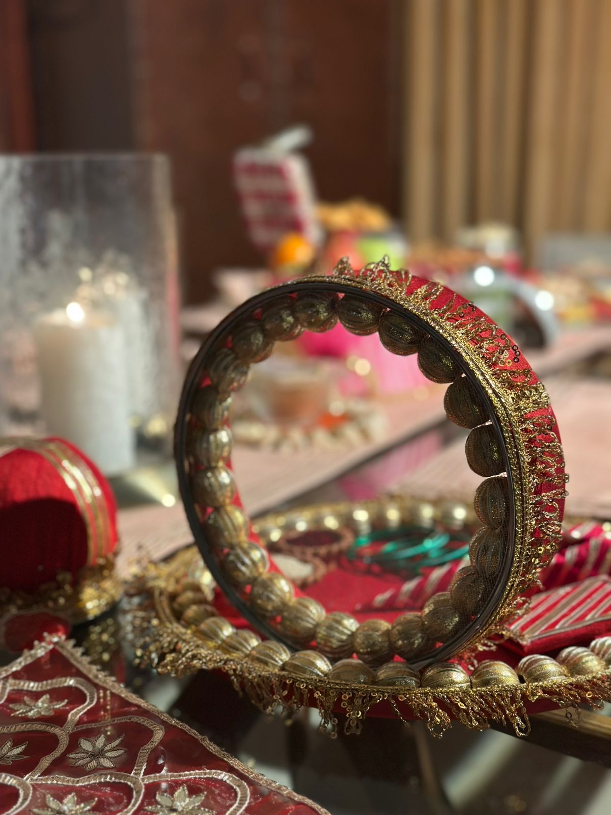 Adorable Karwa Chauth Gajra Thaali Collection 🌸 Handmade with Love